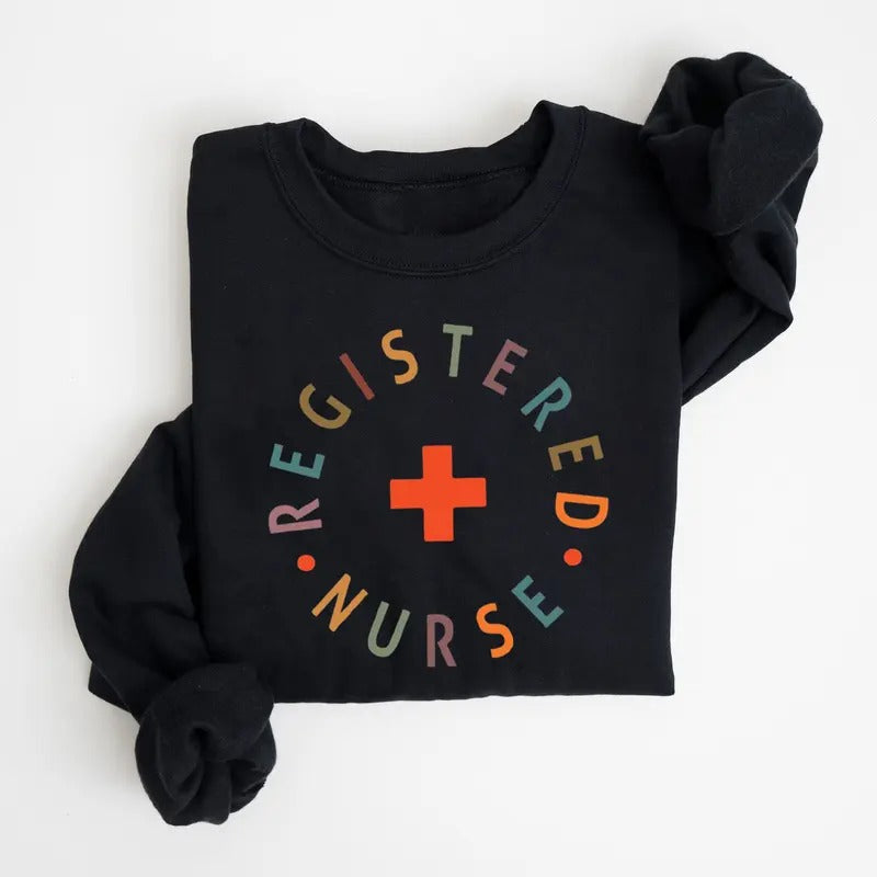 Vintage Registered Nurse Sweatshirt, RN Nurse Shirt, RN Shirt for Registered Nurse, Nursing Shirt for Nurse, Gift for...
