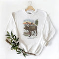 Vintage Reindeer sweatshirt, Antique reindeer print, Daddy and me Unisex Tshirt, sweatshirt, hoodie Cotton | CiraTrend.com
