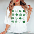 Vintage Shamrocks Tshirt, Patrick's Day Shirt, Shamrock T-Shirt, Shamrock Tee, Women St Paddy's Day T-Shirt, Lucky Tshirt...