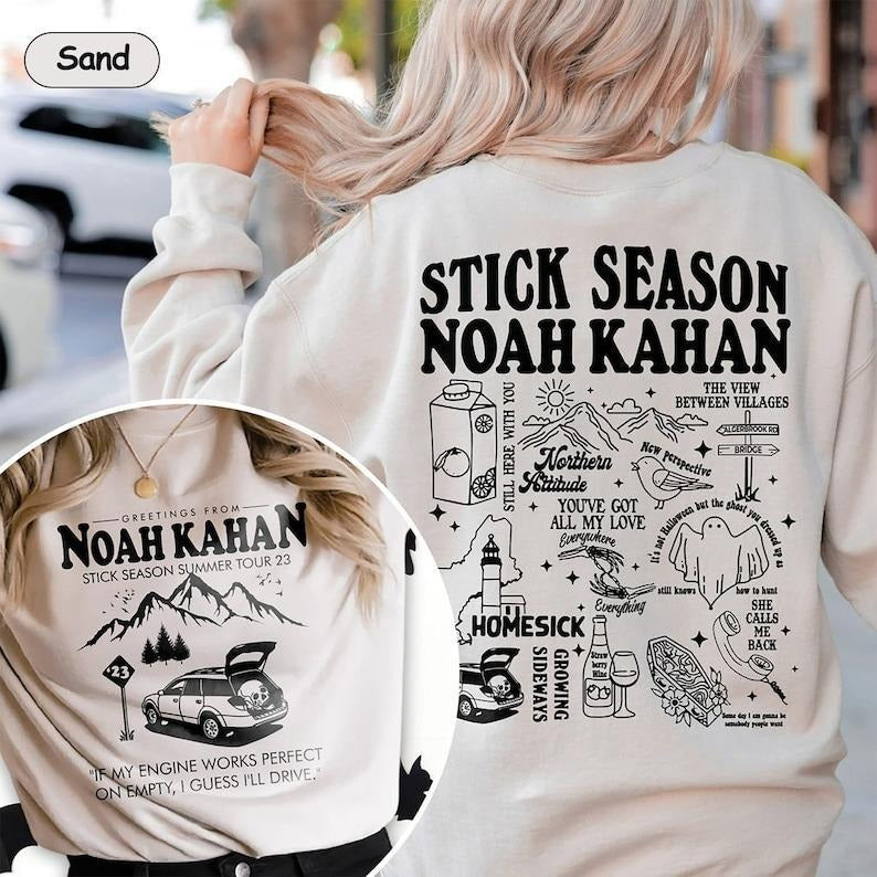 Vintage Stick Season Tour Double Side Sweatshirt T-Shirts, Hoodie | CiraTrend.com