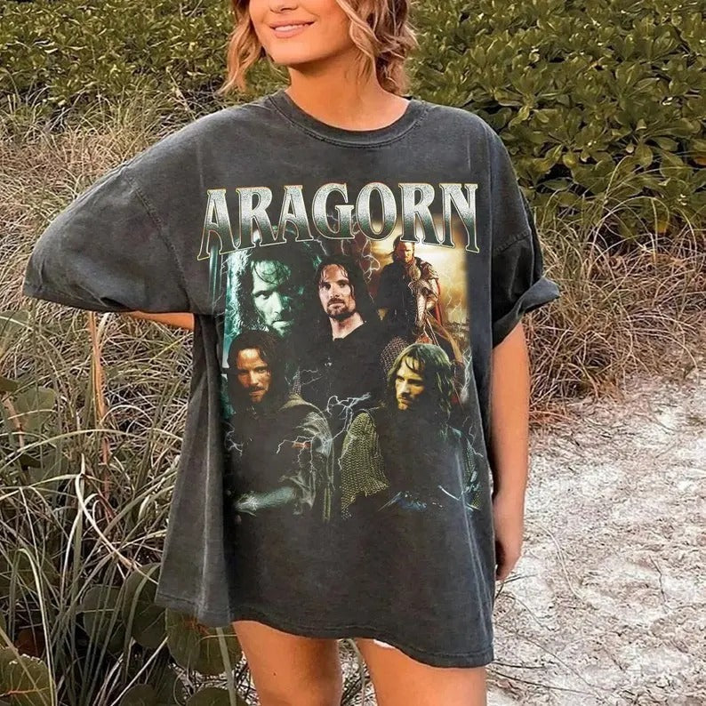 Vintage Style A.ragorn Shirt, Vintage 90s Grapic Tee, Gift For Fan Shirt, Unisex L.ord of the Ri.ngs shirt Hoodie, Sweatshirt