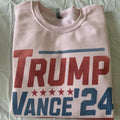 Vintage Trump Vance 2024 Sweatshirt T Shirt Pink Hoodie | CiraTrend.com