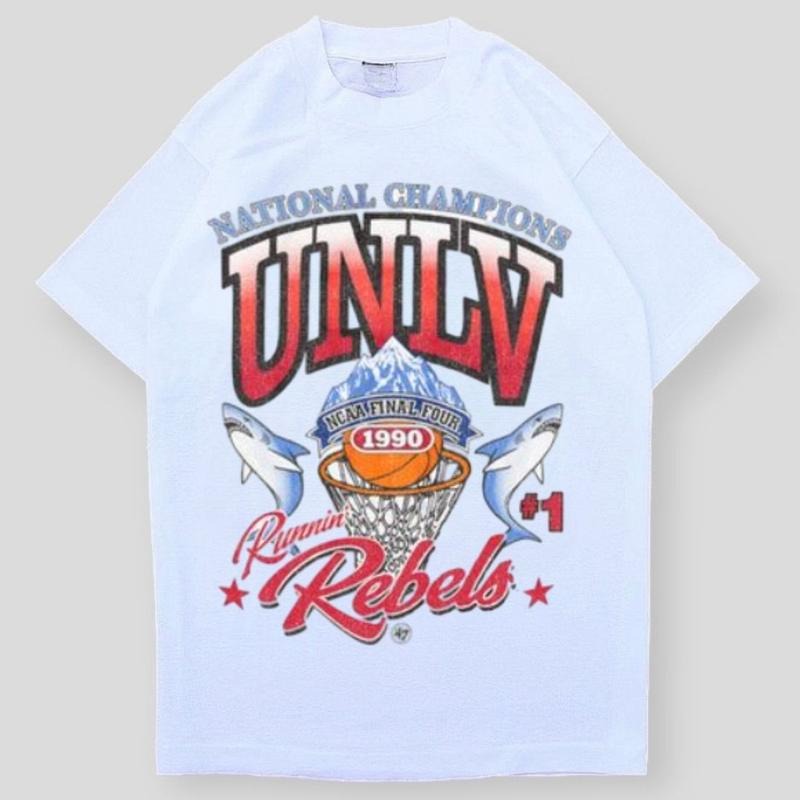 Vintage UNLV Runnin Rebels 1990 NCAA National Champions T-Shirt, Sweatshirt, Hoodie Classic Fit, Unisex