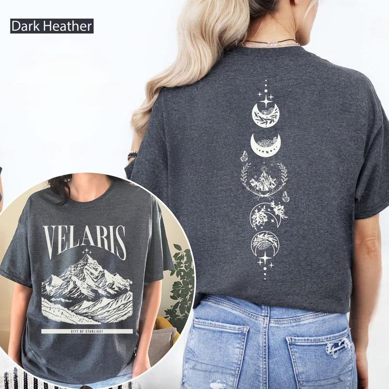 Vintage Velaris City Of Starlight Shirt, The Night Court Shirt, Romance Readers Shirt, Bookish Shirt, Velaris Tee,...