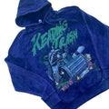 Vintage Washed Hoodie - Reading Trash Raccoon, Book Lover, Gift for Reader, Smut Alt Fashion, Goth, Zombie, Halloween,...