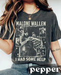 Vintage Y2K I Had Some Help shirt, Country Music, Post Wallen shirt It takes two to break a heart in two shirt, Morgan...