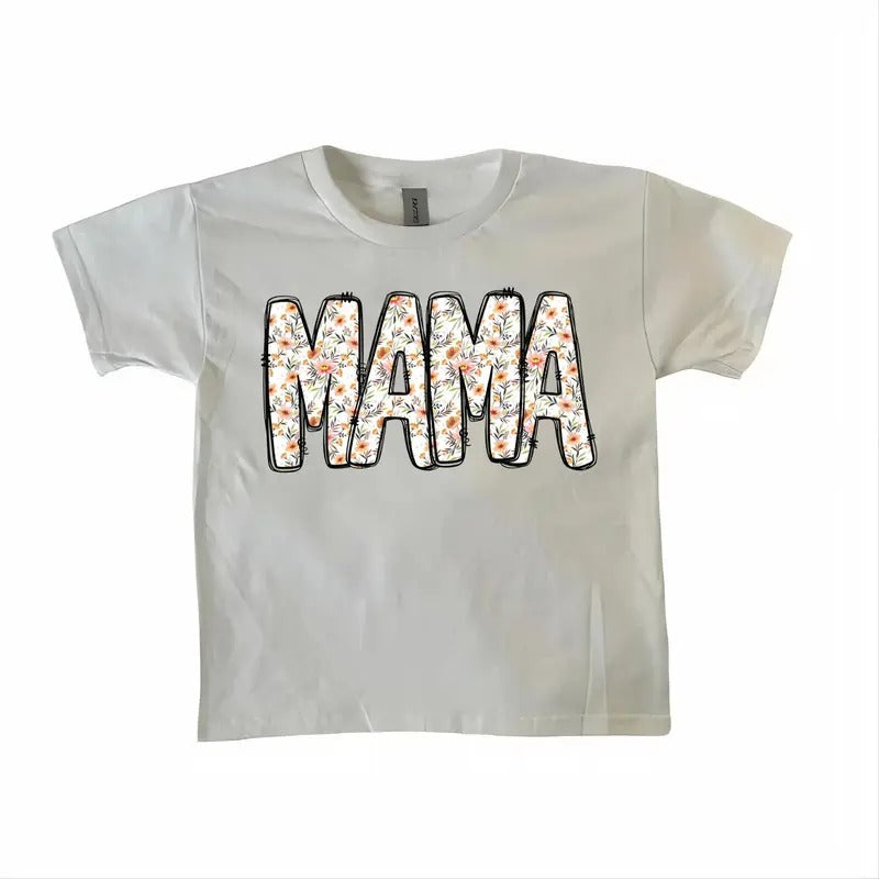Vintage floral Mama Baby Tee, Mama Strong Woman Baby Tee, gift for mothers day, Mama tee Graphic Hoodie, Sweatshirt