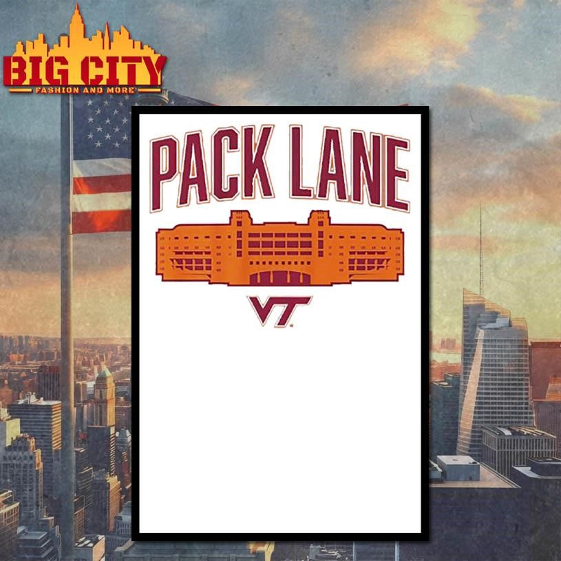 Virginia Tech Hokies Football Pack Lane Shirt