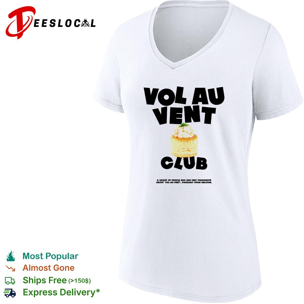 Vol au Vent Club Belgium pastry shirt