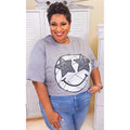 Volleyball Star Smiley Graphic T-Shirt Hoodie, Sweatshirt | CiraTrend.com