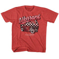 Warrant Toddler S/S T-Shirt - Warrant Garage - Heather Vintage Red Hoodie, Sweatshirt | CiraTrend.com