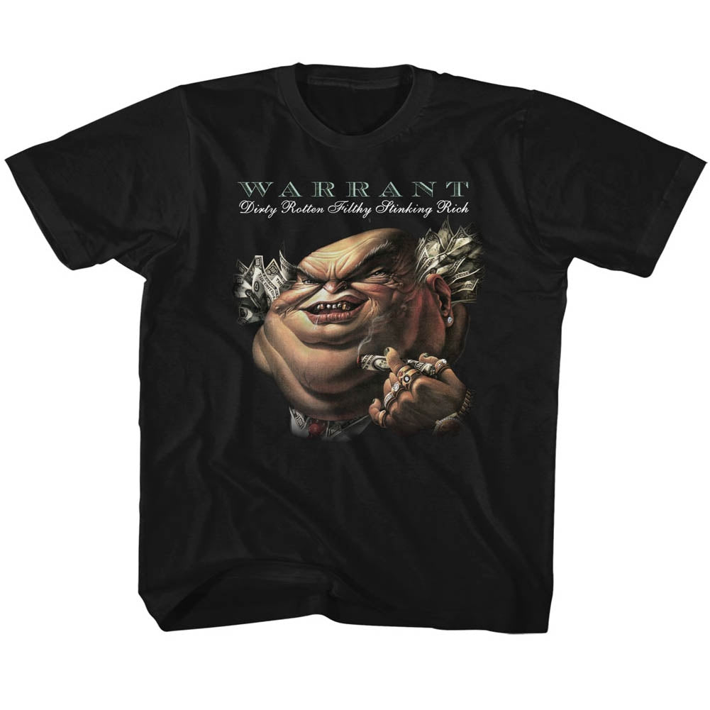 Warrant Toddler S/S T-Shirt - Drfsr - Solid Black Hoodie, Sweatshirt | CiraTrend.com