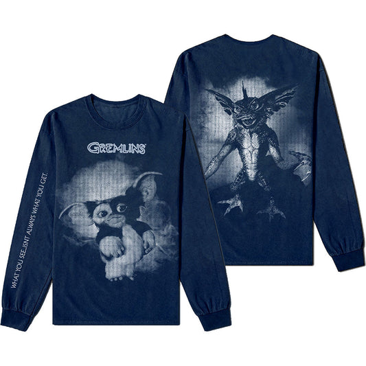 Warner Bros Long Sleeve T-Shirt: Gremlins Graphic