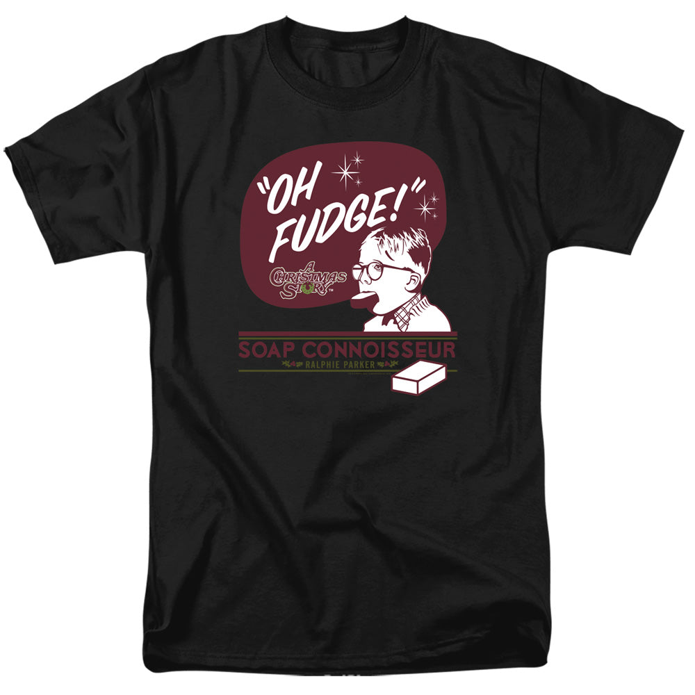 A Christmas Story Oh Fudge Soap Connoisseur Mens T Shirt Black Hoodie, Sweatshirt | CiraTrend.com