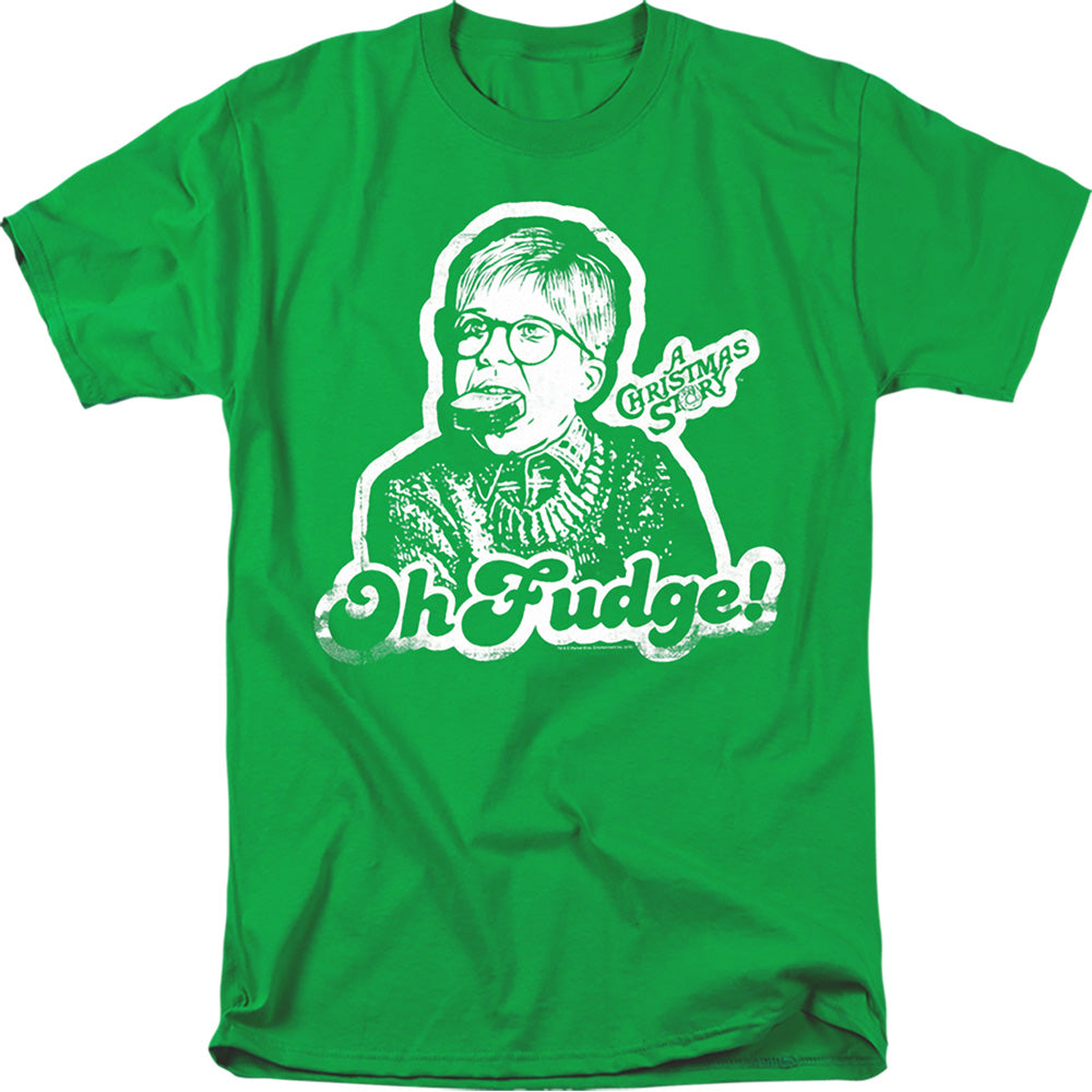 A Christmas Story Oh Fudge Again Mens T Shirt Black Hoodie, Sweatshirt | CiraTrend.com