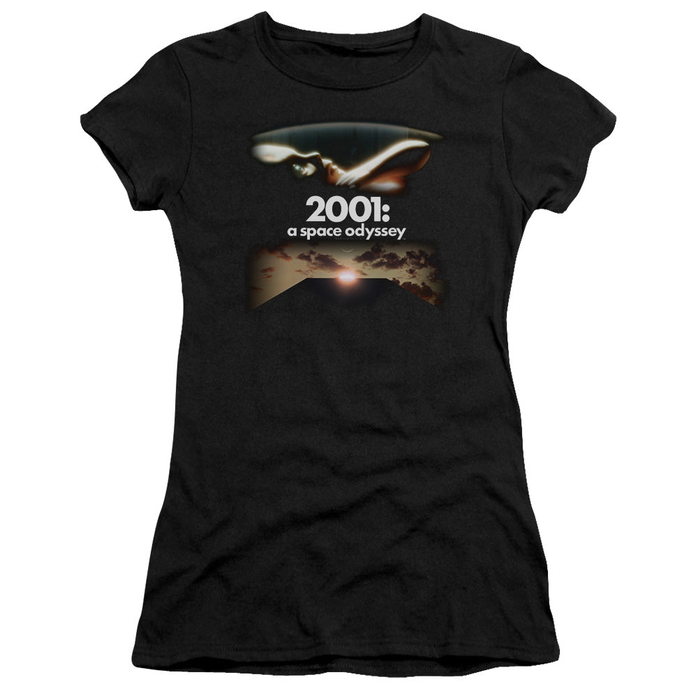 2001 A Space Odyssey Prologue Epilogue Junior Sheer Cap Sleeve Womens T Shirt Black Hoodie, Sweatshirt | CiraTrend.com