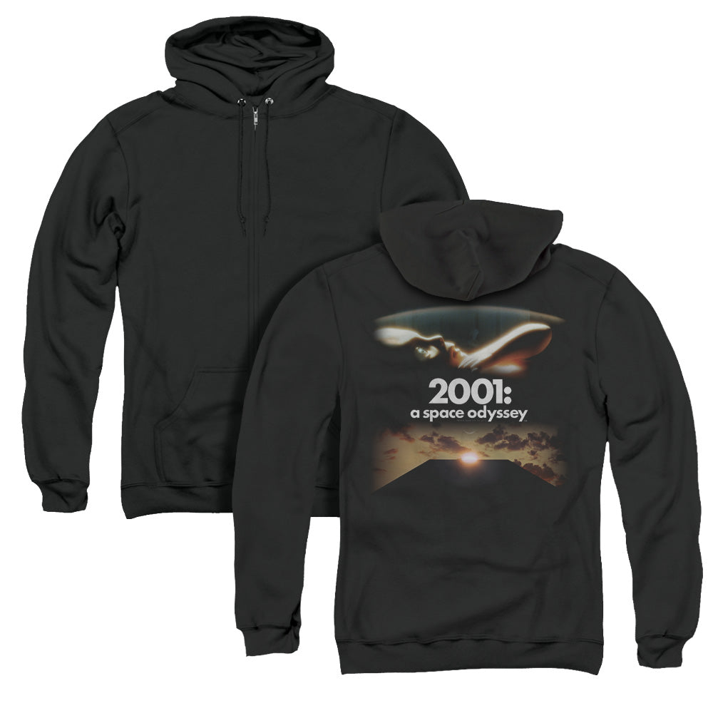 2001 A Space Odyssey Prologue Epilogue Back Print Zipper Mens Hoodie Black T-Shirts, Sweatshirt | CiraTrend.com (Image 1)