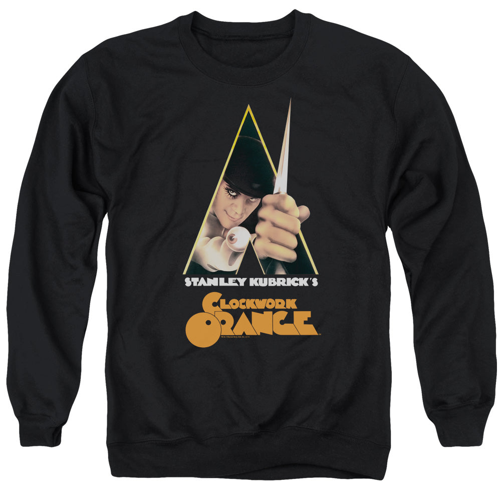 A Clockwork Orange Poster Mens Crewneck Sweatshirt Black T-Shirts, Hoodie | CiraTrend.com
