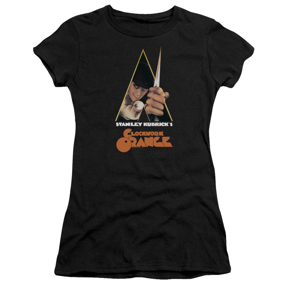 A Clockwork Orange Poster Junior Sheer Cap Sleeve Womens T Shirt Black Hoodie, Sweatshirt | CiraTrend.com