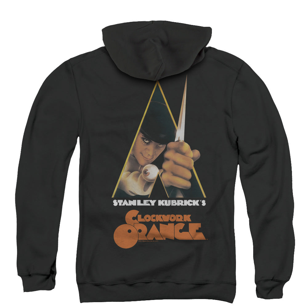 A Clockwork Orange Poster Back Print Zipper Mens Hoodie Black T-Shirts, Sweatshirt | CiraTrend.com (Image 3)