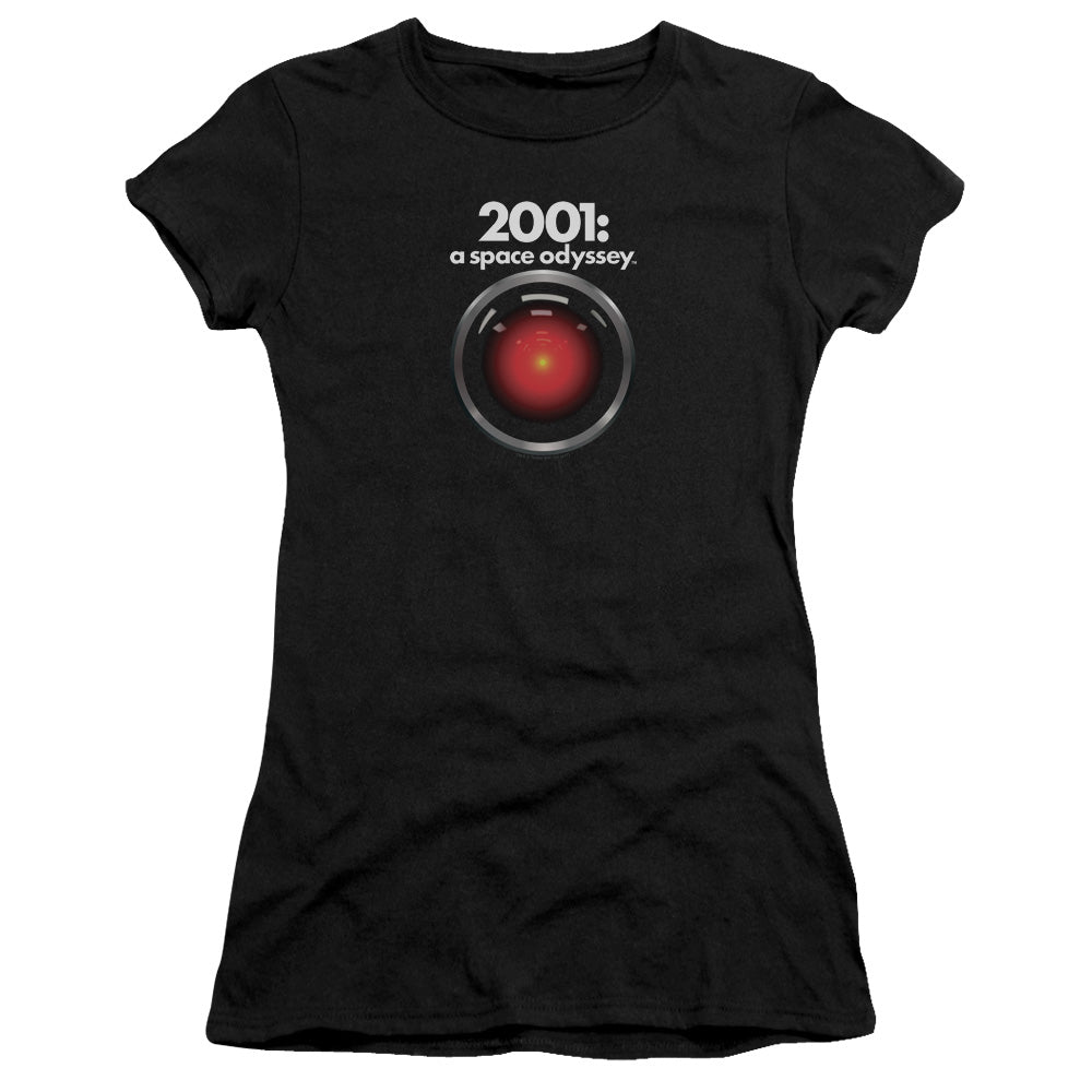 2001 A Space Odyssey Hal Junior Sheer Cap Sleeve Womens T Shirt Black Hoodie, Sweatshirt | CiraTrend.com