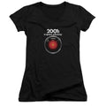 2001 A Space Odyssey Hal Junior Sheer Cap Sleeve V-Neck Womens T Shirt Black Hoodie, Sweatshirt | CiraTrend.com