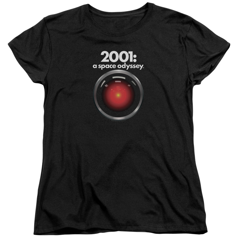 2001 A Space Odyssey Hal Womens T Shirt Black Hoodie, Sweatshirt | CiraTrend.com