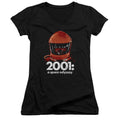 2001 A Space Odyssey Space Travel Junior Sheer Cap Sleeve V-Neck Womens T Shirt Black Hoodie, Sweatshirt | CiraTrend.com