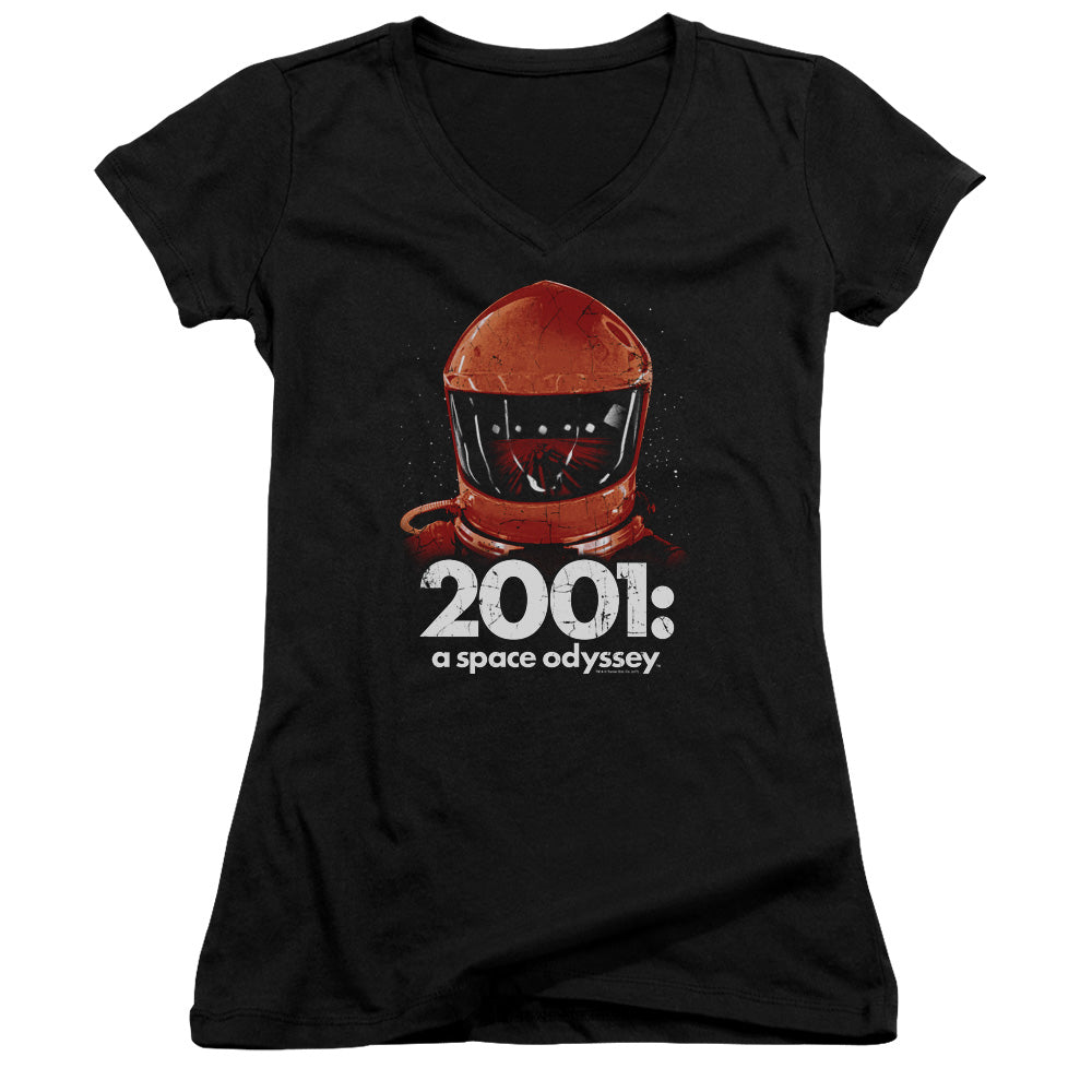 2001 A Space Odyssey Space Travel Junior Sheer Cap Sleeve V-Neck Womens T Shirt Black Hoodie, Sweatshirt | CiraTrend.com