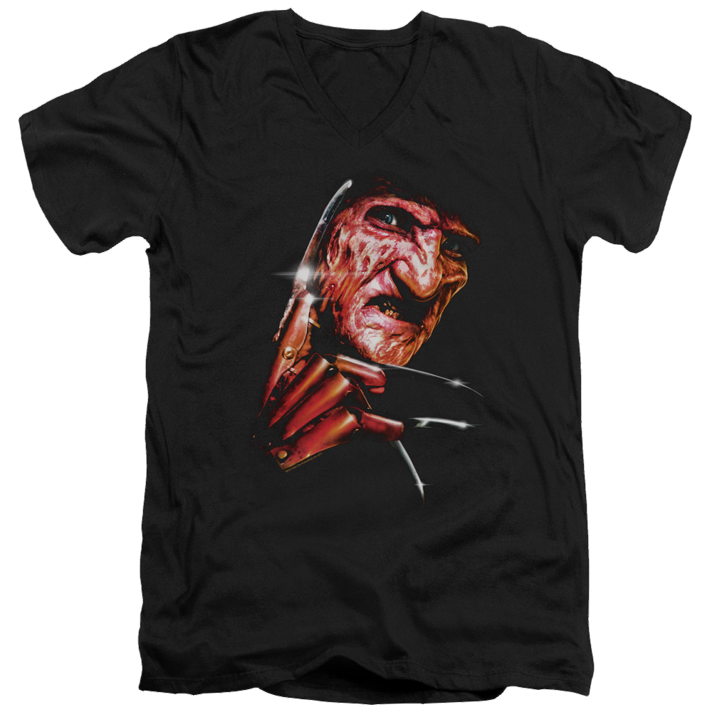 A Nightmare on Elm Street Freddys Face - Men's V-Neck T-Shirt Hoodie, Sweatshirt | CiraTrend.com
