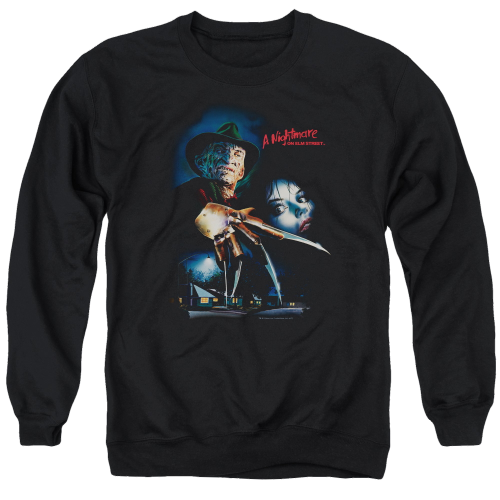 A Nightmare on Elm Street Elm Street Poster - Men's Crewneck Sweatshirt T-Shirts, Hoodie | CiraTrend.com