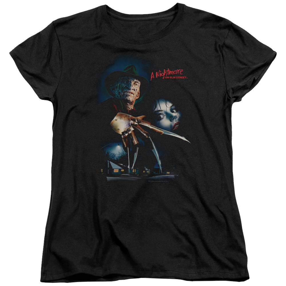 A Nightmare on Elm Street Elm Street Poster - Women's T-Shirt Hoodie, Sweatshirt | CiraTrend.com