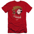 A Christmas Story Fudge Premium Bella Canvas Slim Fit Mens T Shirt Red Hoodie, Sweatshirt | CiraTrend.com