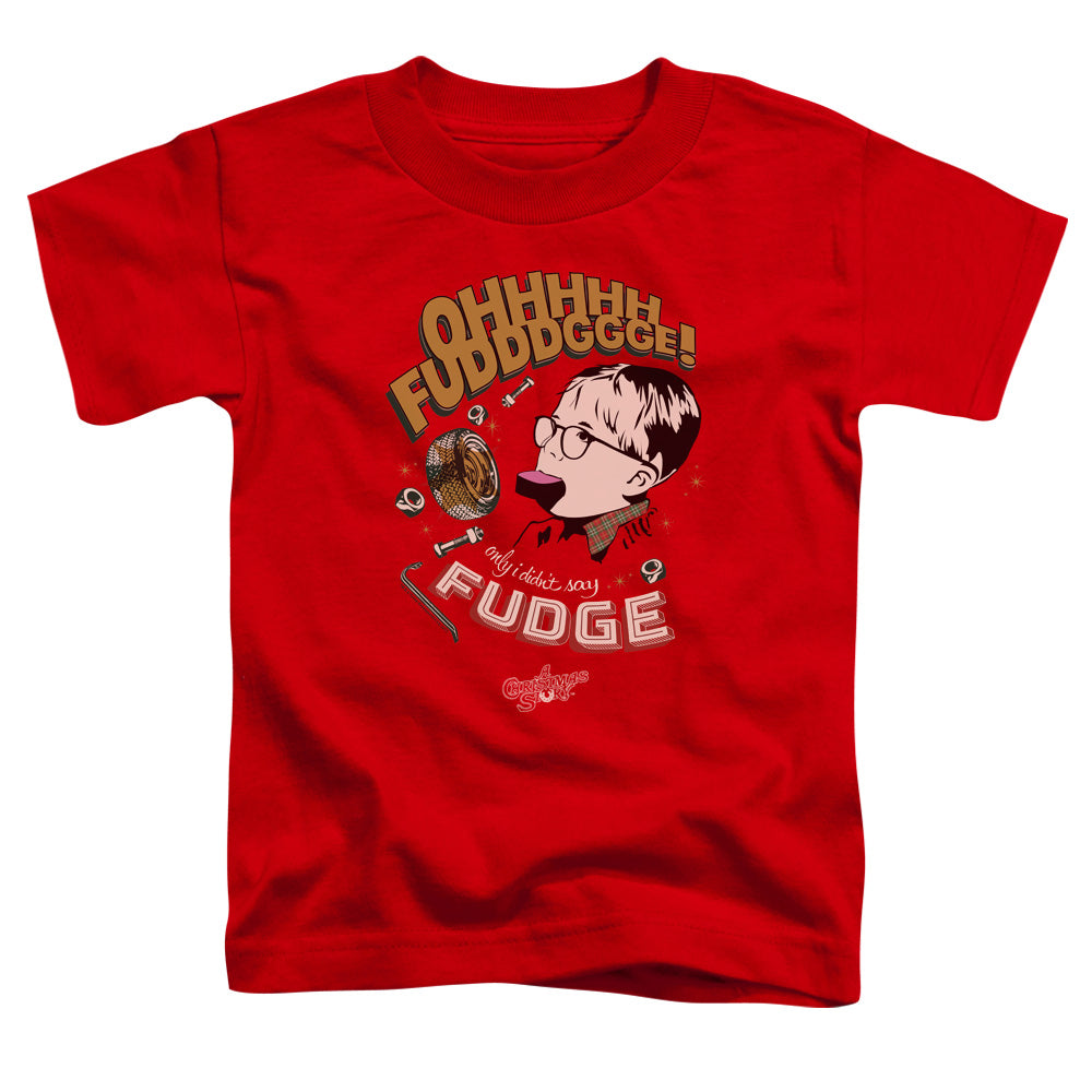 A Christmas Story Fudge Toddler Kids Youth T Shirt Red Hoodie, Sweatshirt | CiraTrend.com