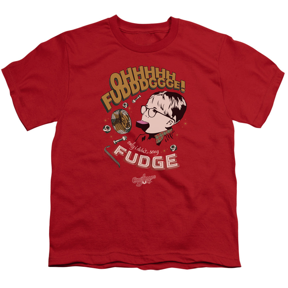 A Christmas Story Fudge Kids Youth T Shirt Red Hoodie, Sweatshirt | CiraTrend.com