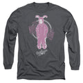 A Christmas Story Pink Nightmare Mens Long Sleeve Shirt Charcoal Hoodie, Sweatshirt | CiraTrend.com (Image 1)
