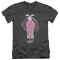 A Christmas Story Pink Nightmare Mens Slim Fit V-Neck T Shirt Charcoal Hoodie, Sweatshirt | CiraTrend.com
