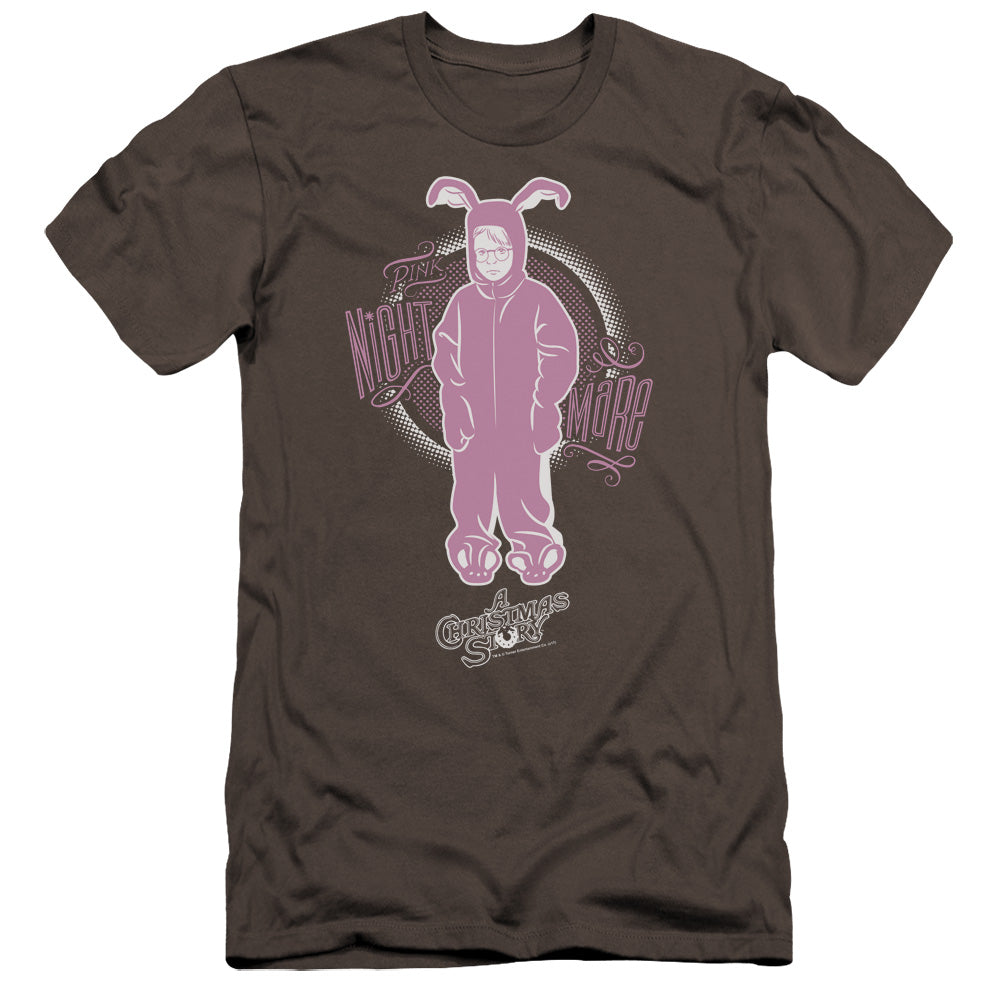 A Christmas Story Pink Nightmare Premium Bella Canvas Slim Fit Mens T Shirt Charcoal Hoodie, Sweatshirt | CiraTrend.com