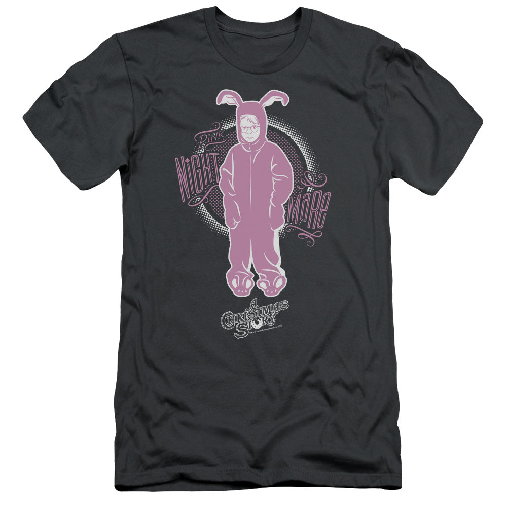 A Christmas Story Pink Nightmare Slim Fit Mens T Shirt Charcoal Hoodie, Sweatshirt | CiraTrend.com