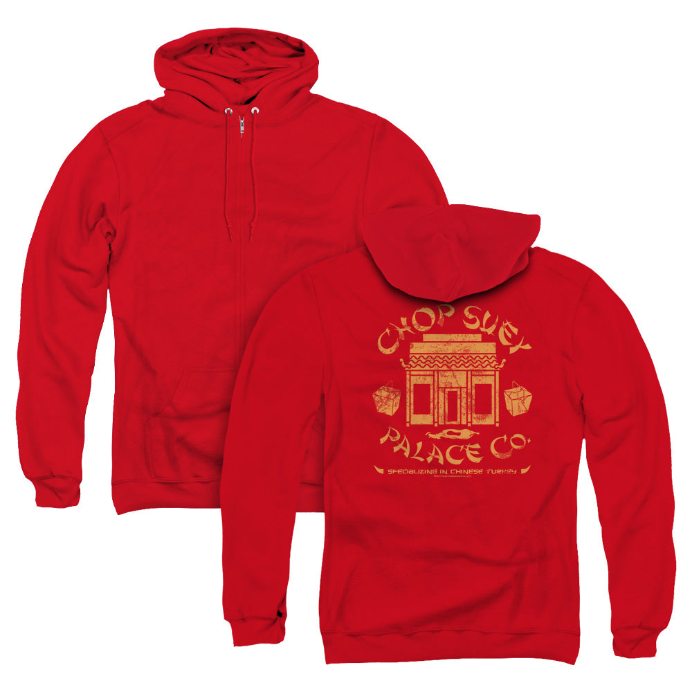 A Christmas Story Chop Suey Palace Back Print Zipper Mens Hoodie Red T-Shirts, Sweatshirt | CiraTrend.com (Image 1)