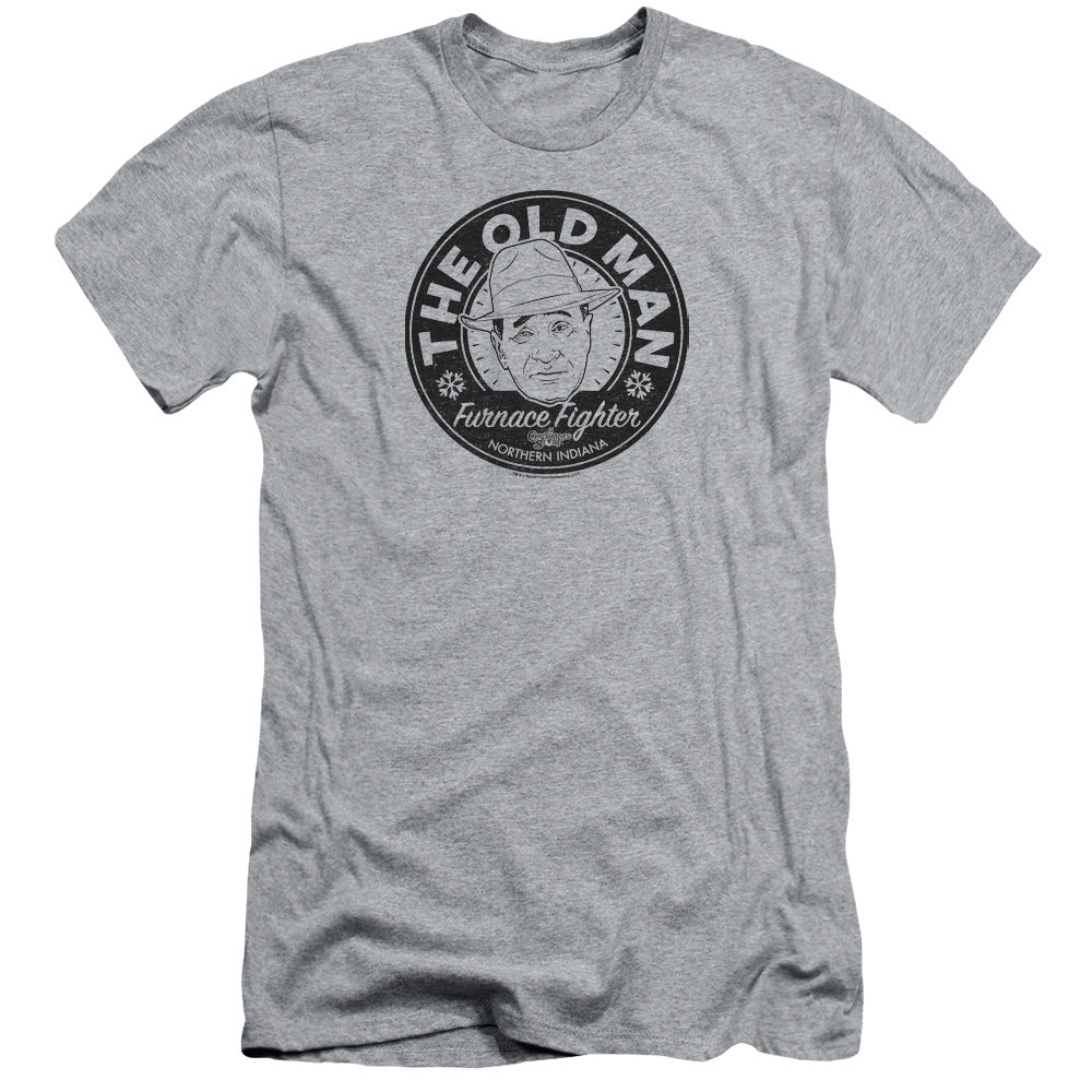 A Christmas Story The Old Man Slim Fit Mens T Shirt Athletic Heather Hoodie, Sweatshirt | CiraTrend.com