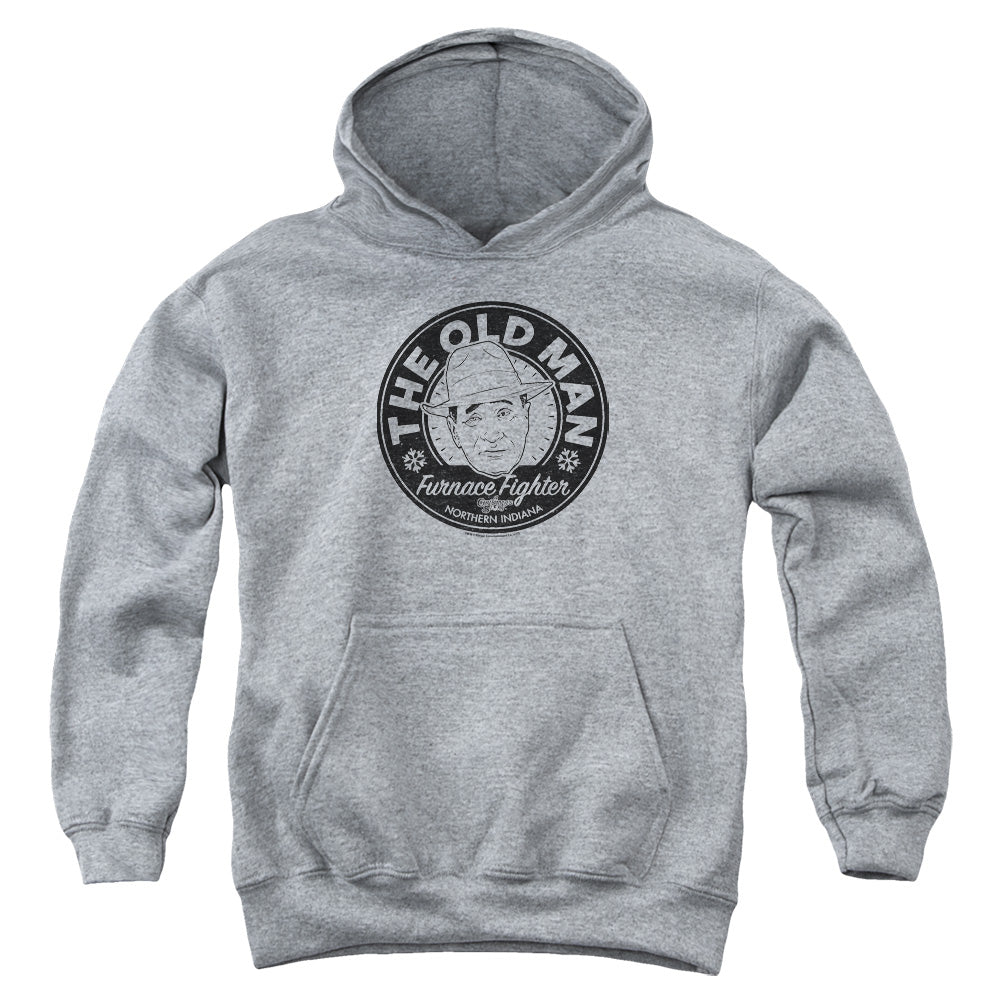 A Christmas Story The Old Man Kids Youth Hoodie Athletic Heather T-Shirts, Sweatshirt | CiraTrend.com