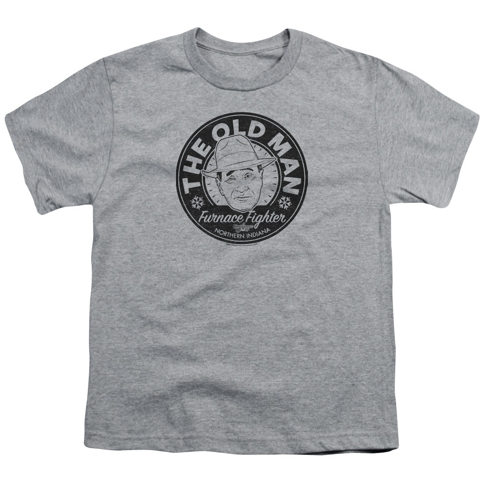A Christmas Story The Old Man Kids Youth T Shirt Athletic Heather Hoodie, Sweatshirt | CiraTrend.com