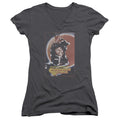 A Clockwork Orange Distressed Poster Junior Sheer Cap Sleeve V-Neck Womens T Shirt Charcoal Hoodie, Sweatshirt