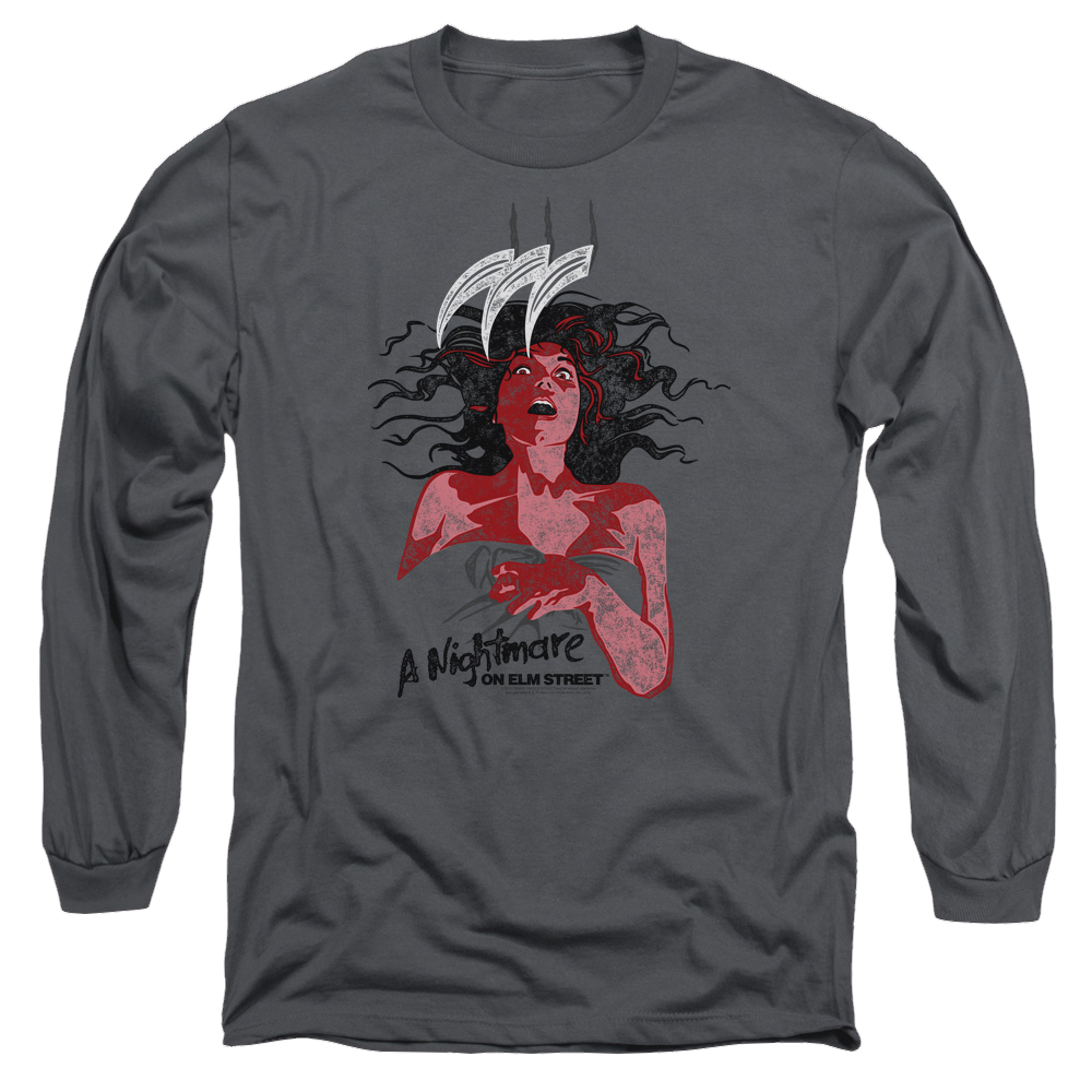 A Nightmare on Elm Street Illustrated European Poster - Men's Long Sleeve T-Shirt Hoodie, Sweatshirt | CiraTrend.com