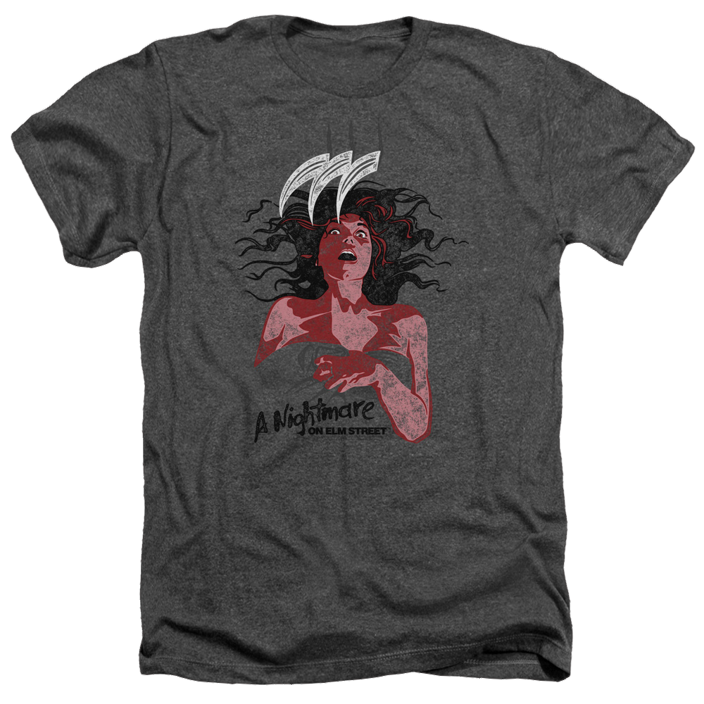 A Nightmare on Elm Street Illustrated European Poster - Men's Heather T-Shirt Hoodie, Sweatshirt | CiraTrend.com
