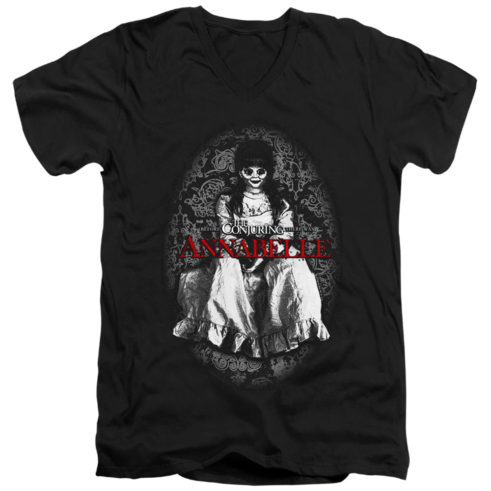 Annabelle Annabelle Mens Slim Fit V-Neck T Shirt Black Hoodie, Sweatshirt | CiraTrend.com