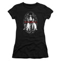 Annabelle Annabelle Junior Sheer Cap Sleeve Womens T Shirt Black Hoodie, Sweatshirt | CiraTrend.com