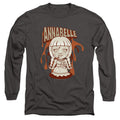 Annabelle Annabelle Illustration Mens Long Sleeve Shirt Charcoal Hoodie, Sweatshirt | CiraTrend.com (Image 1)