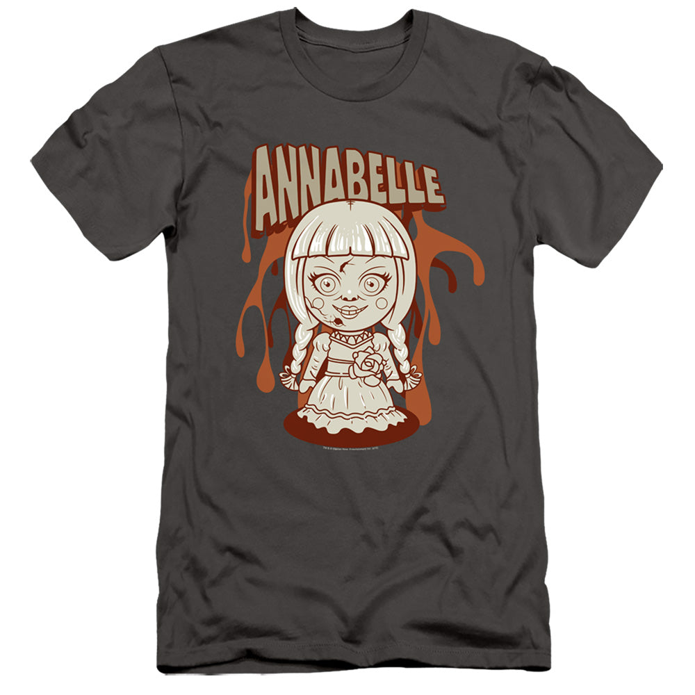 Annabelle Annabelle Illustration Slim Fit Charcoal T-Shirts, Hoodie, Sweatshirt